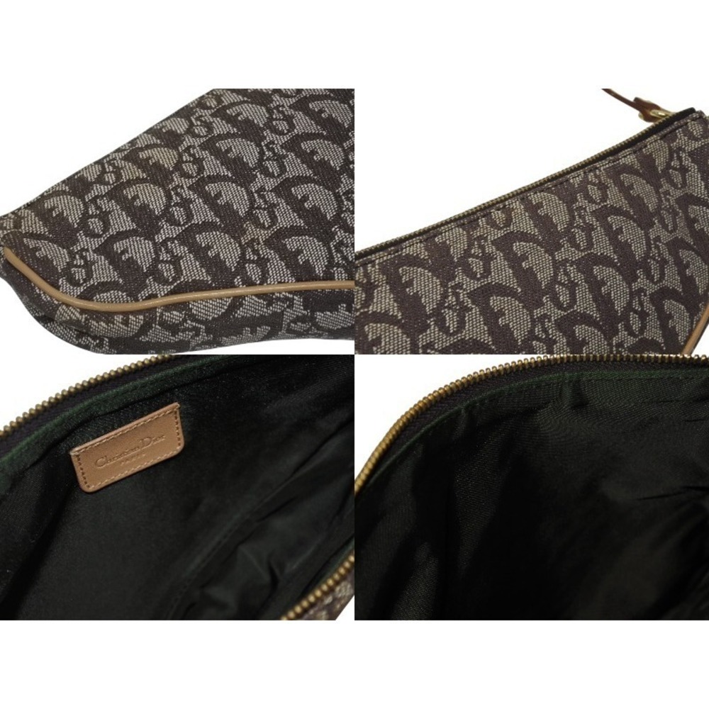 Christian Dior Trotter Saddle Bag Shoulder Bag Brown - Picture 10 of 10